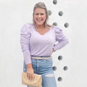 Like new express poof sleeve shirt